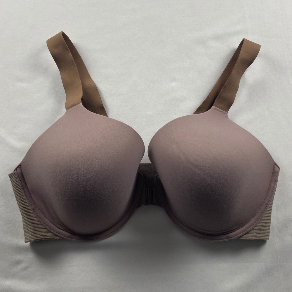 Spanx Bra-llelujah Full Coverage Front Closure Bra 38D Mauve Taupe 30011R - Picture 7 of 15